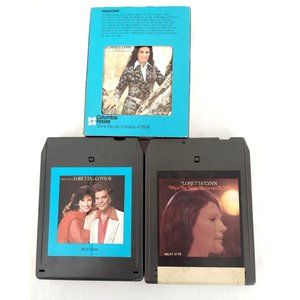 Loretta Lynn Loretta And Conway, Love is the Foundation, Tingle 1973 8 Track Lot